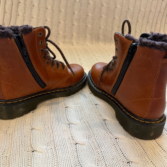 Dr. Martens 1460 Serena Winter Boot Boots Girls Sz 13 NEW NWT Shoes Faux Fur - Picture 8 of 12